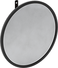 Image of Product. Front orientation. Safety Mirrors. Safety Mirrors , Round.