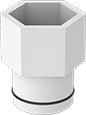 Image of Product. Front orientation. Socket Inserts. Nonmarring 6-Point Sockets.