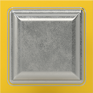 Image of Product. Top orientation. Inline Post for Double Three-Rib Guardrail.