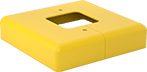Image of Product. Front orientation. Guardrails. Build-Your-Own Guardrails, Mounting Plate Covers.