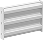 Image of Product. Front orientation. Guardrails. Build-Your-Own Guardrails, Rails, Three-Rib Rails.