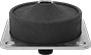 Image of Product. Bottom orientation. Vibration-Damping Mounts. Vibration-Damping Bolt-Down Mounts, Flange Mount, Unthreaded-Hole Mount, Style 9.