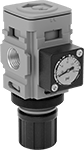 Image of Product. Front orientation. Compressed Air Regulators. Wilkerson Modular Compressed Air Regulators.