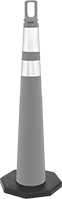 Image of Product. Style E. Front orientation. Traffic Posts. Freestanding Base, Style E.