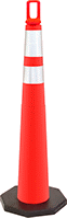 Image of Product. Front orientation. Traffic Posts. Freestanding Base, Style E.