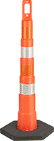 Image of Product. Front orientation. Traffic Posts. Freestanding Base, Style F.
