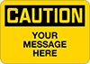 Made-to-Order Accident Prevention Signs