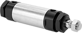 Image of Product. Hydraulic Cylinder. Front orientation. Hydraulic Cylinders. Round Body Hydraulic Cylinders.