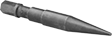 Image of Product. Point Chisel Bit Blade. Front orientation. Chisel Bits. 15/32" Hex-Shank Chisel Bits for Quick-Change Chiseling Hammers, Pointed Chisel Bit Blade.
