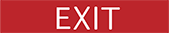 Image of Product. Front orientation. Signs. Engraved Exit Signs.