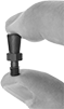 Image of Product. Front orientation. Contains SizingReference. Lever Handles. Miniature Tapered Lever Handles.
