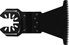 Image of Product. Bottom orientation. Oscillating Tool Blades. Fast-Cut Oscillating Tool Blades for Cutting Wood, Curved Blade.