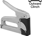 Image of Product. Front orientation. Contains Annotated, MultipleImages. Staplers. Outward-Clinch Manual Staplers.