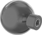 Image of Product. Front orientation. Ball Knobs. Threaded-Hole-Mount Ball Knobs, Style 2.