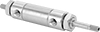 Through-Hole Double-Ended Round Body Air Cylinders