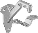 Image of Product. Front orientation. Brackets. Handrail Mounting Brackets, Style 1.