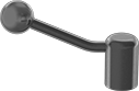Image of Product. Front orientation. Adjustable Handles. Heavy Duty Adjustable Handles, Machinable Hub.
