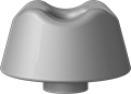 Image of Product. Front orientation. Vibration-Damping Mounts. Vibration-Damping Bushings, Style 3.