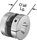 Image of System. Front orientation. Contains Annotated. Flexible Shaft Couplings. High-Angular-Misalignment Flex Disc Couplings.