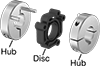 High-Angular-Misalignment Flexible Shaft Couplings