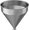 Sanitary Metal Hopper-Style Funnels