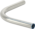 Image of Product. Front orientation. Photoelectric Sensor Extension Tubes. Sanitary Photoelectric Sensors, 90° Elbow.