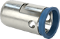Image of Product. Front orientation. Photoelectric Sensor Mounting Adapters. Sanitary Photoelectric Sensors.