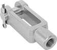 Image of Product. Front orientation. Rod Ends. Corrosion-Resistant Clevis Rod Ends.
