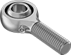 Image of Product. Front orientation. Rod Ends. Oil-Embedded Ball Joint Rod Ends with Grease Fitting.
