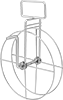 Rewind Wheels for Reusable Barrier Tape