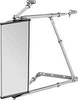 Image of Product. Front orientation. Safety Mirrors. Safety Mirrors with Telescoping Arms .
