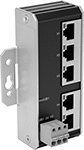 Image of Product. Front orientation. Ethernet Switches. Low-Profile Ethernet Switches, 5 Sockets.