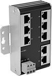 Image of Product. Front orientation. Ethernet Switches. Low-Profile Ethernet Switches, 8 Sockets.