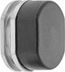 Image of Product. Front orientation. Hammer Faces. Air-Powered Palm Grip Hammers , Polyurethane Rubber Face.