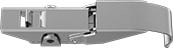 Image of Product. Front orientation. Draw Latches. Strikeless Draw Latches with Safety Catch, Style B.