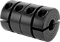 Image of Product. Front orientation. Rigid Shaft Couplings. Two-Piece Rigid Shaft Couplings , For Hex Shafts.