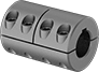 Image of Product. Front orientation. Rigid Shaft Couplings. Two-Piece Rigid Shaft Couplings , For Keyed Shafts.