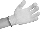 Image of ProductInUse. Front orientation. Gloves. Light Duty Work Gloves, Kevlar Fabric.