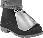 Image of ProductInUse. Front orientation. Toe and Foot Guards. Shoe Lace Strap.