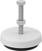 Easy-Install Vibration-Damping Rigid Leveling Mounts with Threaded Stud