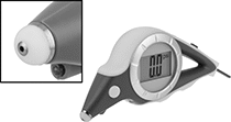 Image of Product. Front orientation. Contains Inset. Tire Gauges. Tire Gauges with Digital Readout, Style B.