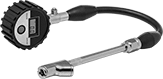 Image of Product. Front orientation. Tire Gauges. Tire Gauges with Digital Readout, Style D.