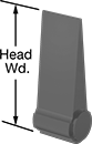 Image of Product. Front orientation. Contains Annotated. Indicating Knobs. Style 15—Single-Arm Grip.