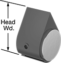 Image of Product. Front orientation. Contains Annotated. Indicating Knobs. Style 13—Single-Arm Grip.