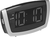 Image of Product. Front orientation. Clocks. Digital Clocks, Style B.