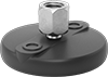 Stay-Put Swivel Leveling Mounts with Threaded Hole