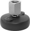 Stay-Put Swivel Leveling Mounts with Threaded Hole