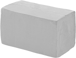 Image of Product. Front orientation. Clay. Shrink- and Crack-Resistant Modeling Clay, Brown.