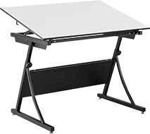 Image of Product. Front orientation. Desks. Adjustable-Height Sloped-Top Desks.