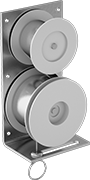 Image of Product. Front orientation. Constant-Force Retractors. Left Cable Exit.